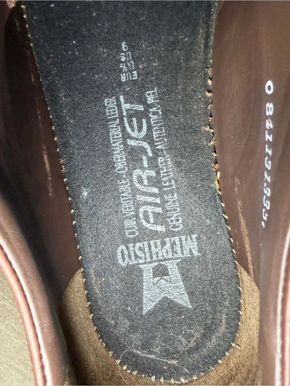 Vintage Mephisto Men's Perforated Leather Comfort Loafers Size 9 0 8411313337